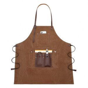 Tablier de barbier en coton de haute qualité avec sangle réglable - Product Image 4