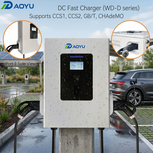 Chargeur mural rapide professionnel 80kW 60kW DC CCS1 CCS2 GBT OCPP 1.6J avec contrôle par application pour centres commerciaux, parkings et facturation de flotte - Product Image 3