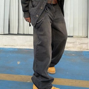 Vente en gros de pantalons en jean décontractés pour hommes, tendance et élégants, de haute qualité, respirants, service OEM, vente en gros - Product Image 4