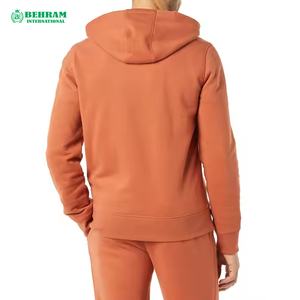 Sweat à capuche personnalisé en gros, 100% coton molletonné/éponge française, pour hommes grandes tailles, séchage rapide, respirant, sweat à capuche sur mesure - Product Image 3