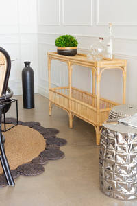 Vente en gros de table basse en rotin naturel et osier dans le couloir Mobilier d'intérieur Table de design d'intérieur faite à la main du Vietnam - Product Image 4