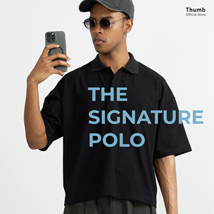Oversized Signature for Polo Shirt-Anti-Wrinkle Oxford Fabric Solid Embroidered Logo Long Length Sizes XL-6XL - Product Image 3
