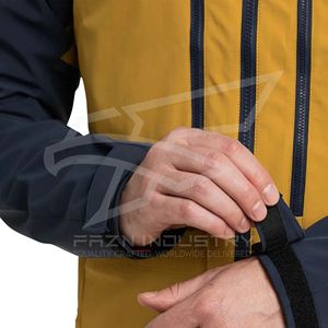 Vêtements de travail d'hiver pour hommes Veste softshell à fermeture éclair Conception personnalisée Vestes softshell en tissu léger, imperméables au vent pour hommes - Product Image 6