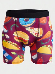 Short graphique avec logo <span class=keywords><strong>de</strong></span> marque anti-boulochage personnalisé <span class=keywords><strong>Boxer</strong></span> à impression numérique 3D Maillot <span class=keywords><strong>de</strong></span> <span class=keywords><strong>bain</strong></span> Sous-vêtements <span class=keywords><strong>de</strong></span> marque grande taille pour hommes - Product Image 3