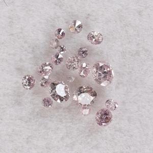เพชรคุณภาพพรีเมียมทรงกลมเจียระไนแบบบริลเลียนท์ สีชมพู ได้รับการรับรองจาก IGI ระดับความสะอาด VVS เพชรเพาะเลี้ยงสำหรับทำเครื่องประดับ หินหลวมจากผู้ผลิต - Product Image 3