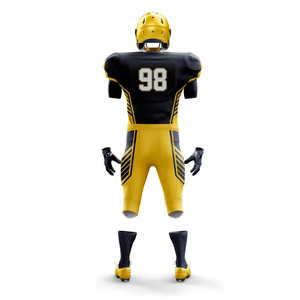 Uniforme de fútbol americano para hombre, equipo personalizado, camisetas de sarga, pantalones acolchados, transpirables, ropa de juego de entrenamiento de práctica - Product Image 3