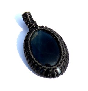 Colgante de Ónix Negro Natural Hecho a Mano, Joyería Boho para Uso Diario - Product Image 6