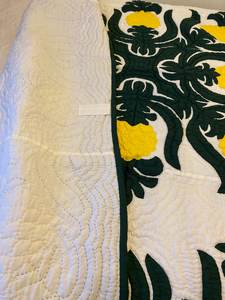 ผ้าห่มปักลายสวยงาม100% ผ้าฝ้ายแท้งานฮาวายงานฝีมือคุณภาพระดับพรีเมียมขายส่ง - Product Image 4