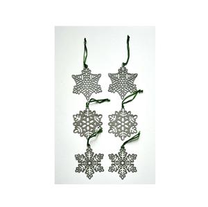 Adorno colgante de Navidad galvanizado único, perfecto para decoraciones navideñas estilo granja - Product Image 3