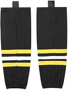 Chaussettes de hockey pour jeunes personnalisées, 1 paire, à rayures, ajustées, junior, pour équipe sportive, couleur, chaussettes de hockey sur glace avec technique d'impression - Product Image 4