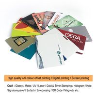 Cartes NFC Ntag213 Ntag215 Ntag216 RFID personnalisées en PVC noir mat brillant vierges de type ISO/IEC 14443A