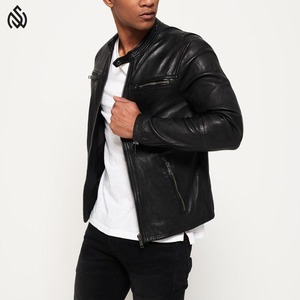 2025 meilleurs produits de vente à manches longues hommes veste en cuir haute qualité Style hommes en cuir veste d'hiver - Product Image 1