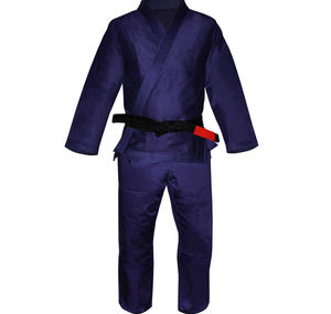 Cómodo uniforme elástico Karate y Jiu Jitsu Kimono Gi absorbente de sudor con diseño reforzado para practicar en venta - Product Image 6