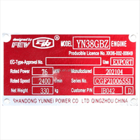 Conjunto de motor diésel sobrealimentado Yunnei YN38BGZ cargadores conjunto de motor diésel Yunnei 4102QBZ