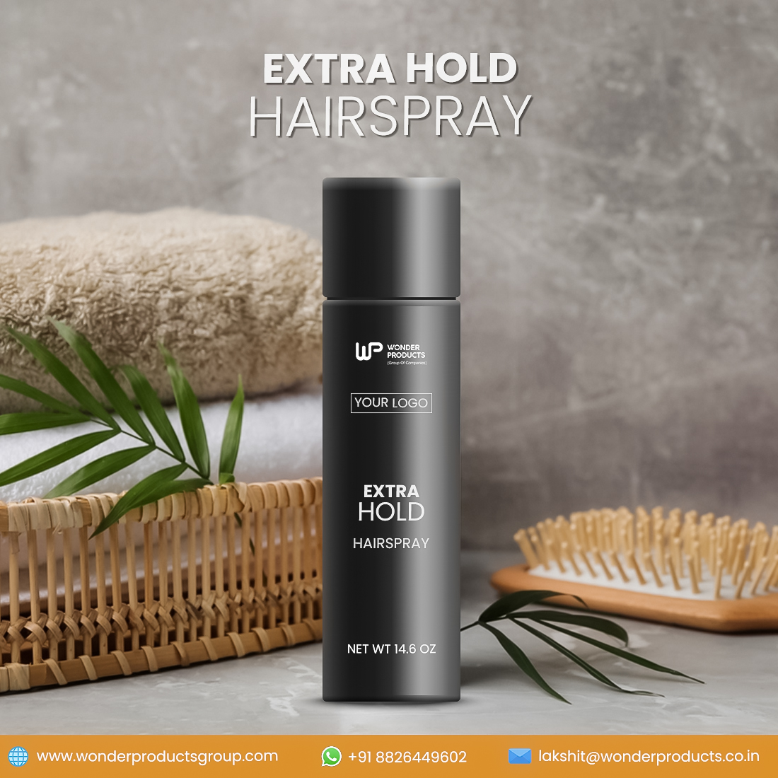Premium Unisex Hair Care Advanced Home Use Anti-Frizz Hair Hold Spray Instant Smoothing Moisturizing Nourishing Hyaluronic Acid by PRITAM INTERNATIONAL PRIVATE LIMITED