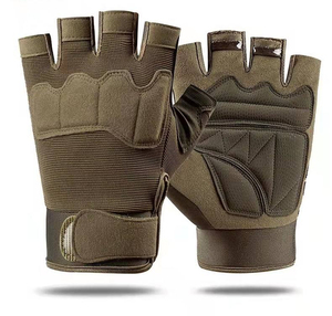 Gants tactiques camouflage, gants de cyclisme, sport, escalade, paintball, tir, chasse, équitation, ski, mitaines demi-doigts pour hommes - Product Image 2