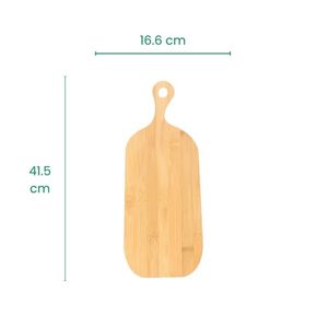 Tabla de Cortar de Bambú Gruesa, Duradera y de Grado Alimenticio para Cortar Carne, Verduras y Frutas - Product Image 3