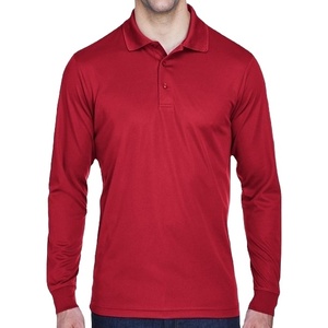 Solid Color <b>Long</b> <b>Sleeve</b> Polo <b>Shirt</b> for <b>Men's</b> Fashion <b>Casual</b> Design Custom Logo Cheap Premium Price Wholesale OEM Export Quality - Product Image 3