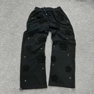 Venta al por mayor ácido lavado pantalones de chándal de los hombres de alta calidad pantalones de chándal con bolsillos logotipo personalizado pantalones de chándal para los hombres - Product Image 1