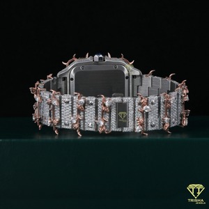 นาฬิกาเพชรสำหรับผู้ชายและผู้หญิงดีไซน์โดดเด่นทันสมัย - Product Image 4