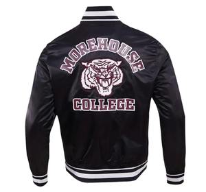 Veste universitaire en satin mélangé de qualité supérieure légère et élégante, idéale pour l'école et le streetwear - Product Image 2