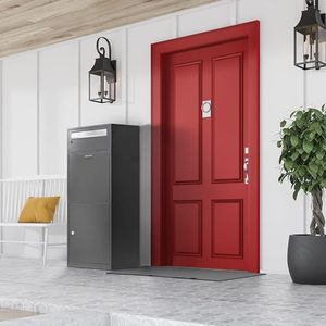 U-acquista una grande scatola per la consegna dei pacchi da esterno una grande cassetta per posta postale e una cassetta delle lettere Smart per la casa in metallo - Product Image 1