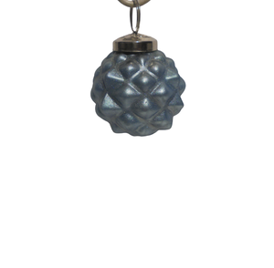 Ornement suspendu unique décoratif antique de couleur violette, best-seller, décoration de Noël, boule suspendue en fer et en verre - Product Image 4