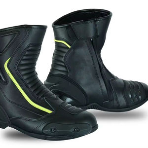 High Quality <b>Men's</b> Leather Breathable Plus Size Sportswear Motorbike Riding <b>Shoes</b> Long <b>Waterproof</b> Motorcycle & Auto Racing Wear - Product Image 4