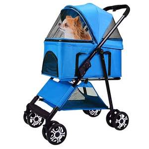 TH-PSP-191 <b>Pet</b> Stroller Supplier Rotation <b>Wheel</b> Sturdy Medium <b>Pet</b> Cats American Style <b>pet</b> stroller <b>Carrier</b> - Product Image 1