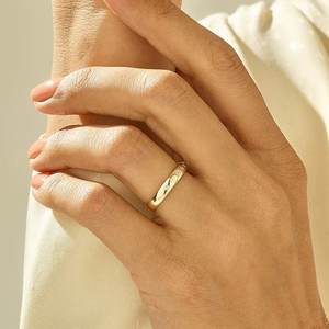 แหวนเพชรโมอิสชุบทอง18K ดีไซน์คลาสสิกกำหนดขนาดเองได้925แหวนหมั้นของหญิงสาวเงินสเตอร์ลิง - Product Image 6