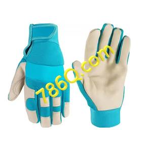 ถุงมือหนังผู้หญิงถุงมือทำงานไฮบริดและถุงมือทำสวนถุงมือป้องกันน้ำและข้อนิ้วนีโอพรีนถุงมือนิรภัย - Product Image 1