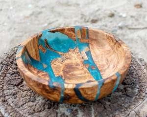 Regalos y decoración del hogar, uso de artículos para mezclar, tazón de resina para servir para cocina y uso de mesa, tazón de resina para servir para regreso de boda - Product Image 5