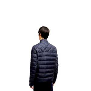 Veste bouffante personnalisée de haute qualité pour hommes, style décontracté en nylon imperméable avec fermeture à glissière pour toutes les saisons - Product Image 6