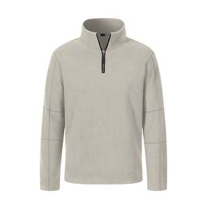 Camiseta con cremallera de 1/4 cuartos de alta calidad para hombre, ropa deportiva transpirable a prueba de viento, logotipo personalizado, lavado antibacteriano para invierno - Product Image 1