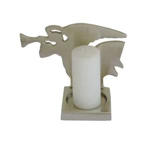 Soporte de pilar de vela duradero respetuoso con el medio ambiente moderno de Metal plateado niquelado decoración del hogar linternas de fiesta de boda de Navidad - Product Image 1