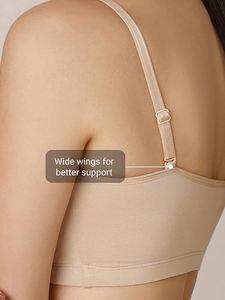 Soutien-gorge rembourré 100% coton couleur nude sur mesure meilleur prix d'usine Bangladesh - Product Image 5