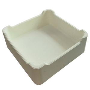 Carbure de silicium recristallisé par <span class=keywords><strong>Sagger</strong></span> de four à hautes températures AL-M avec le modèle de tuyau de Mgo SiO2 Services de moulage de coupe personnalisés - Product Image 1