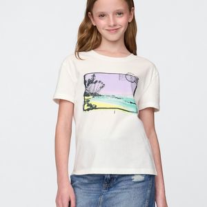Camiseta de Alta Calidad para Niñas, Algodón Suave y Ligero, Manga Corta, Ropa Casual, Atuendo Lindo para Niñas - Product Image 1