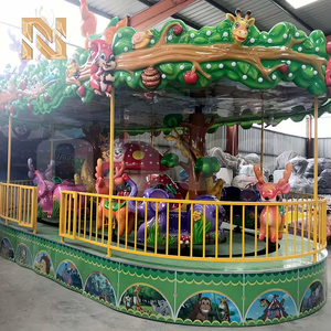 Train électrique sur rail à <span class=keywords><strong>thème</strong></span> animaux de la jungle, capacité 2500 kg, attraction de <span class=keywords><strong>fête</strong></span> <span class=keywords><strong>foraine</strong></span> pour enfants et adultes - Product Image 4