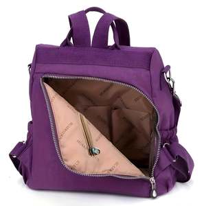 Xena Versatile Anti-Theft Crossbody <b>Backpack</b> with Detachable Strap Polyester Lining - Product Image 5