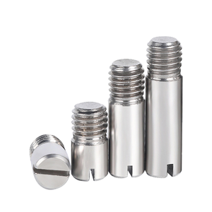 สลักยึดทรงกระบอกแบบมีร่องเกลียว GB Standard 304 สแตนเลสสตีล ผิวเรียบ M2 M8 อุปกรณ์ยึดความแม่นยำสูงสำหรับแม่พิมพ์ - Product Image 1