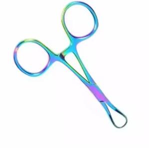 ที่หนีบผ้าขนหนูทางการแพทย์คุณภาพดีที่สุด ขนาด 3.75 นิ้ว รุ่น Rainbow Backhaus ผลิตจากเหล็กกล้าไร้สนิมเยอรมันเกรดสูง - Product Image 4