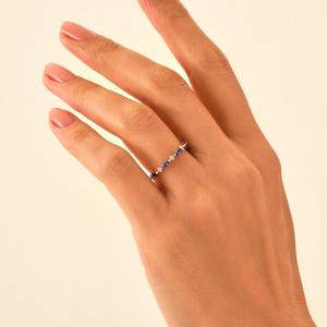 Handmade 925 Solid Sterling Silver Zircon Engagement Wedding Party Trendy Middle <b>Finger</b> <b>Ring</b> - Product Image 1