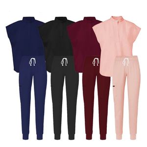 Uniformes de hospital de verano Scrubs Quirúrgico Médico Enfermería Scrub Suit para profesionales Unisex Salón de belleza Conjuntos de uniformes de hospital - Product Image 1