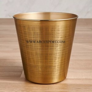 Acier inoxydable brillant poli miroir forme personnalisée intérieur maison poubelle ménage luxe nettoyage poubelle à poussière prix compétitif - Product Image 6