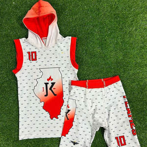 Personalizado 7v7 compresión con capucha Jerseys jóvenes y adultos bandera fútbol ligero equipo uniformes fútbol deportes de verano - Product Image 2