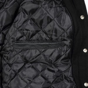 Vestes universitaires de style varsity en cuir véritable avec corps en laine de haute qualité, design personnalisé - Product Image 6