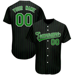 Camiseta de béisbol personalizada ropa deportiva en blanco nombre del equipo abotonada uniformes del equipo hombres jóvenes sublimación poliéster cosido al por mayor - Product Image 5