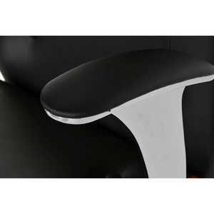 Chaise de bureau contemporaine ESPRIT en bois noir - Product Image 6