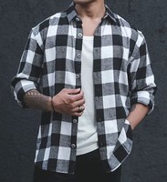 Chemise en Flanelle Décontractée 100 % Coton de Qualité Supérieure pour Homme, Prix Abordable en Gros, Vêtements Tendance pour Homme